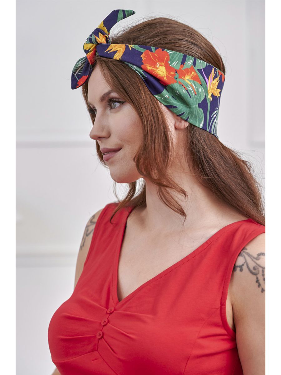 Banned Retro Tropical Summer Bandana-Multicolor