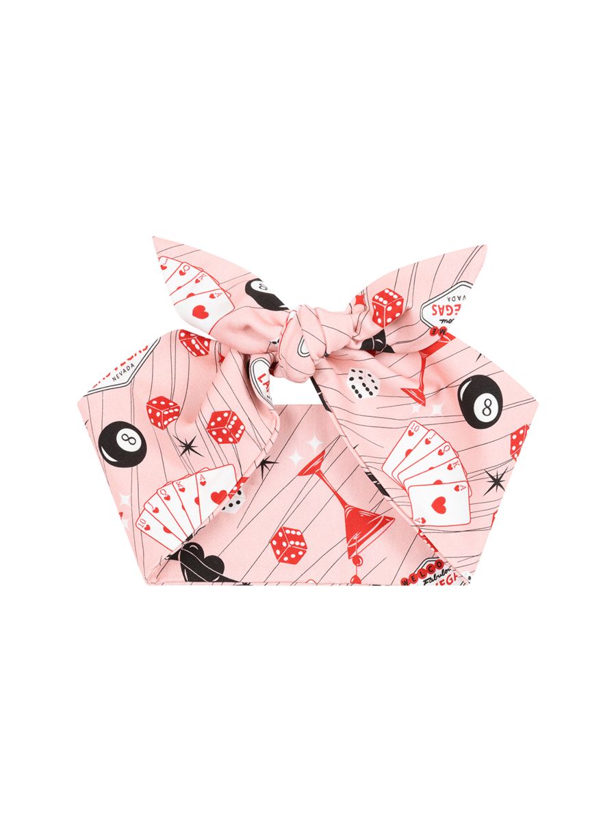 Banned Retro Viva Las Vegas Bandana-Pink
