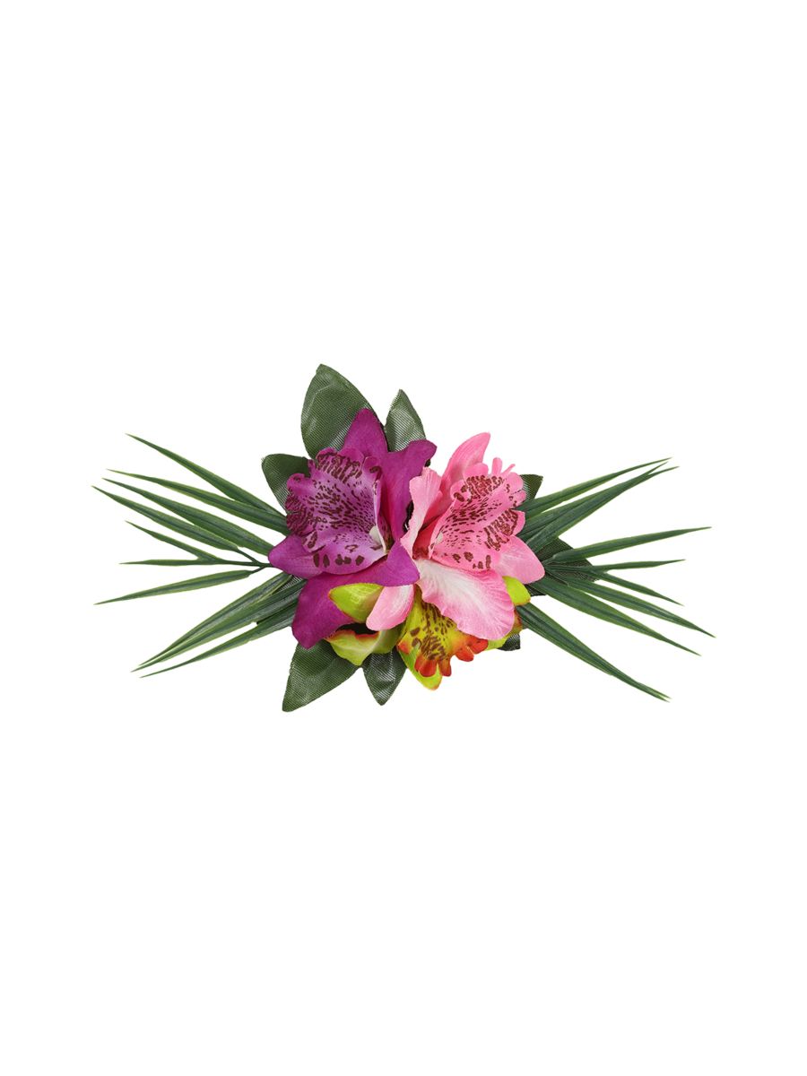 Banned Retro Tropical Bloom Clip Hair Accessory-Fucsia