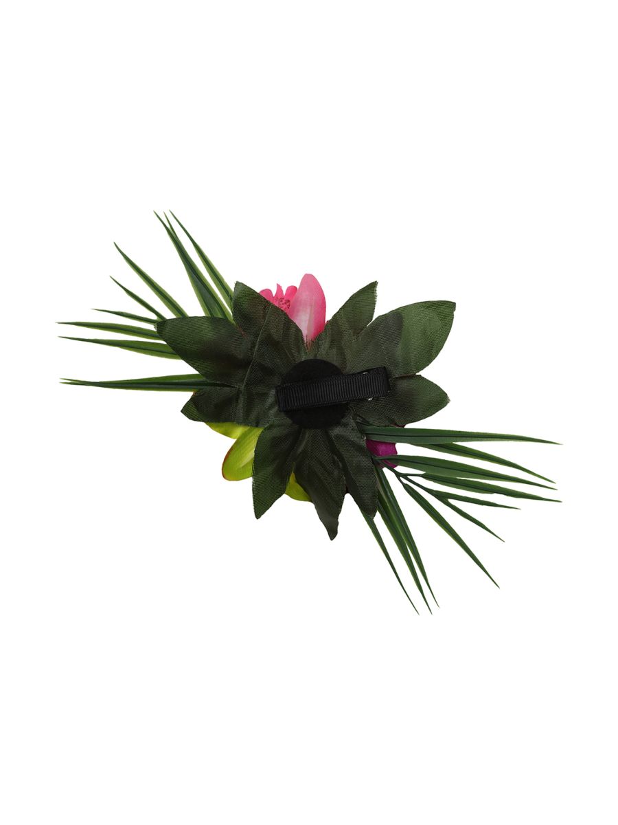 Banned Retro Tropical Bloom Clip Hair Accessory-Fucsia