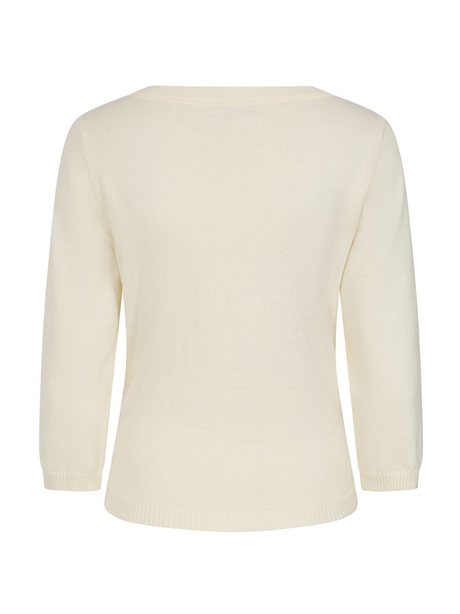 Banned Retro 50s Marla Lemon Cardigan-Ivory