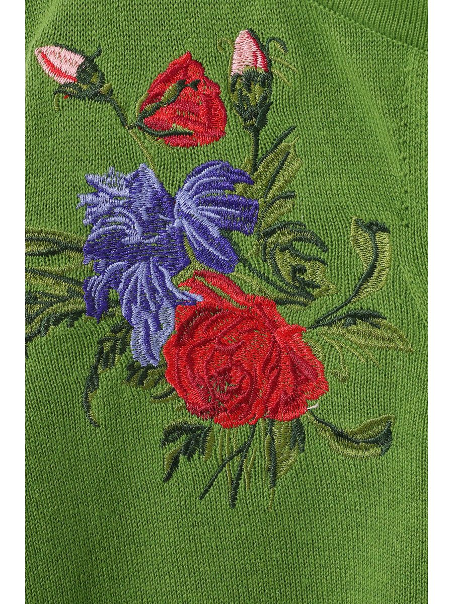 Banned Retro 50s Fei Floral Serenade Cardigan-Green