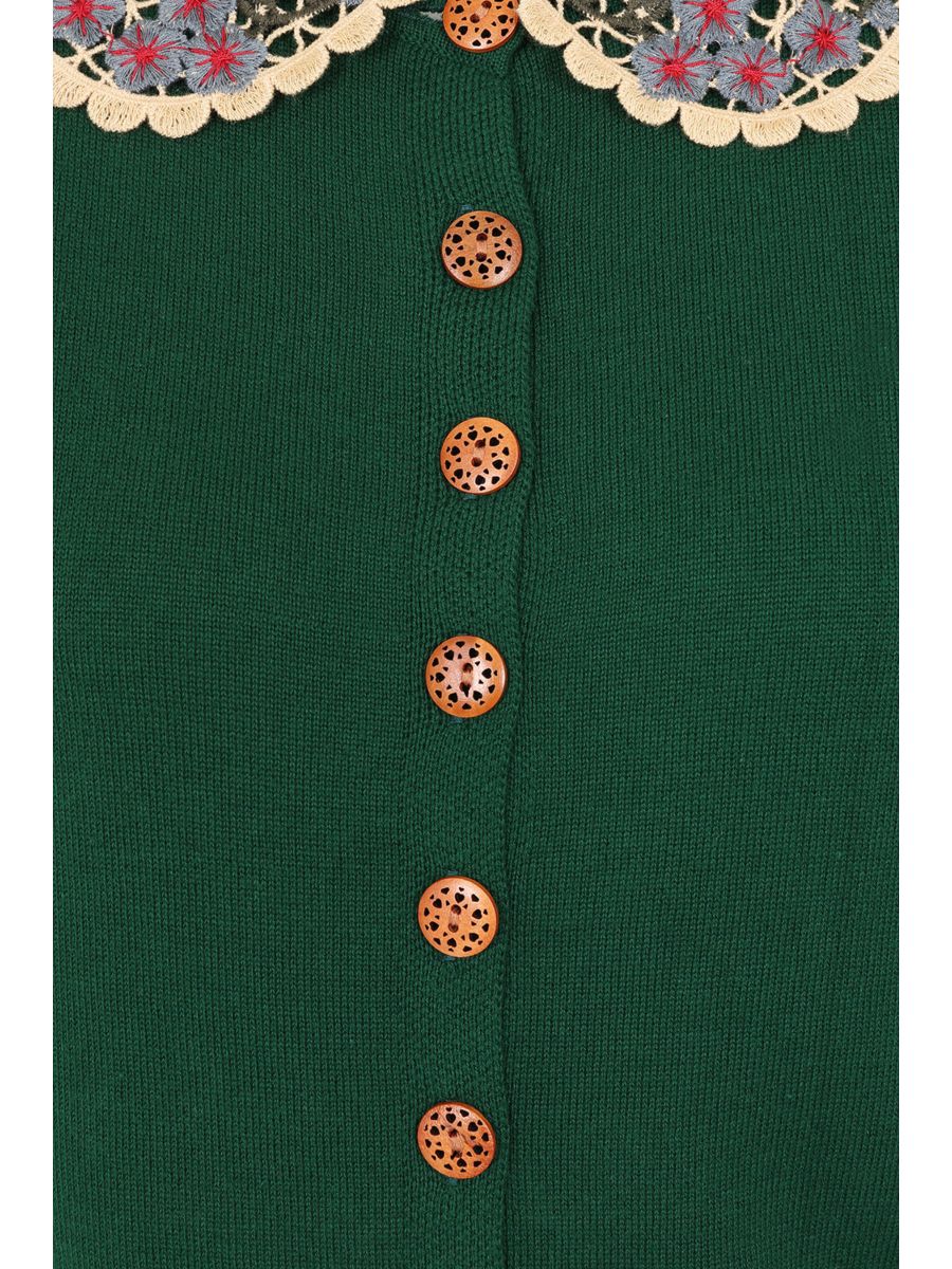 Banned Retro 50s Polly Summer Cardigan-Green