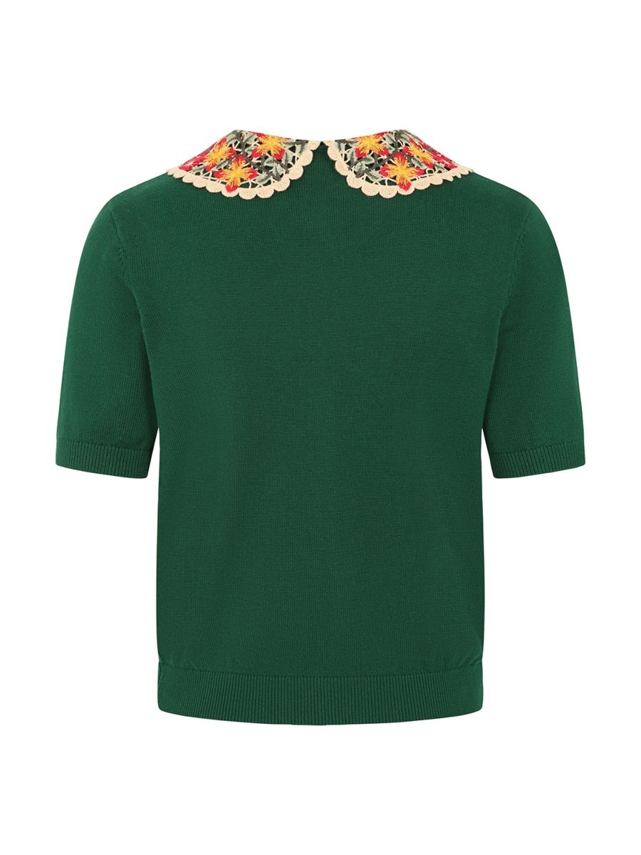 Banned Retro 50s Polly Summer Cardigan-Green