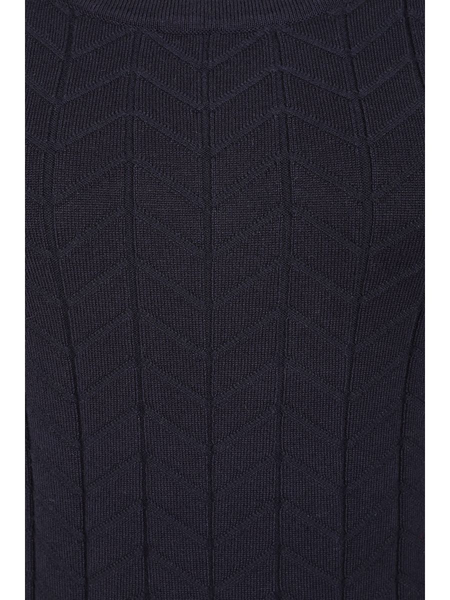 Banned Retro 50s Joy Knot Top-Navy