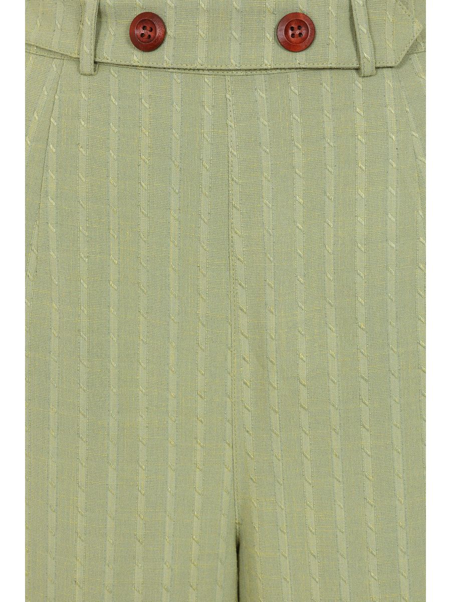 Banned Retro 40s Bonnie Rope Trouser-Green