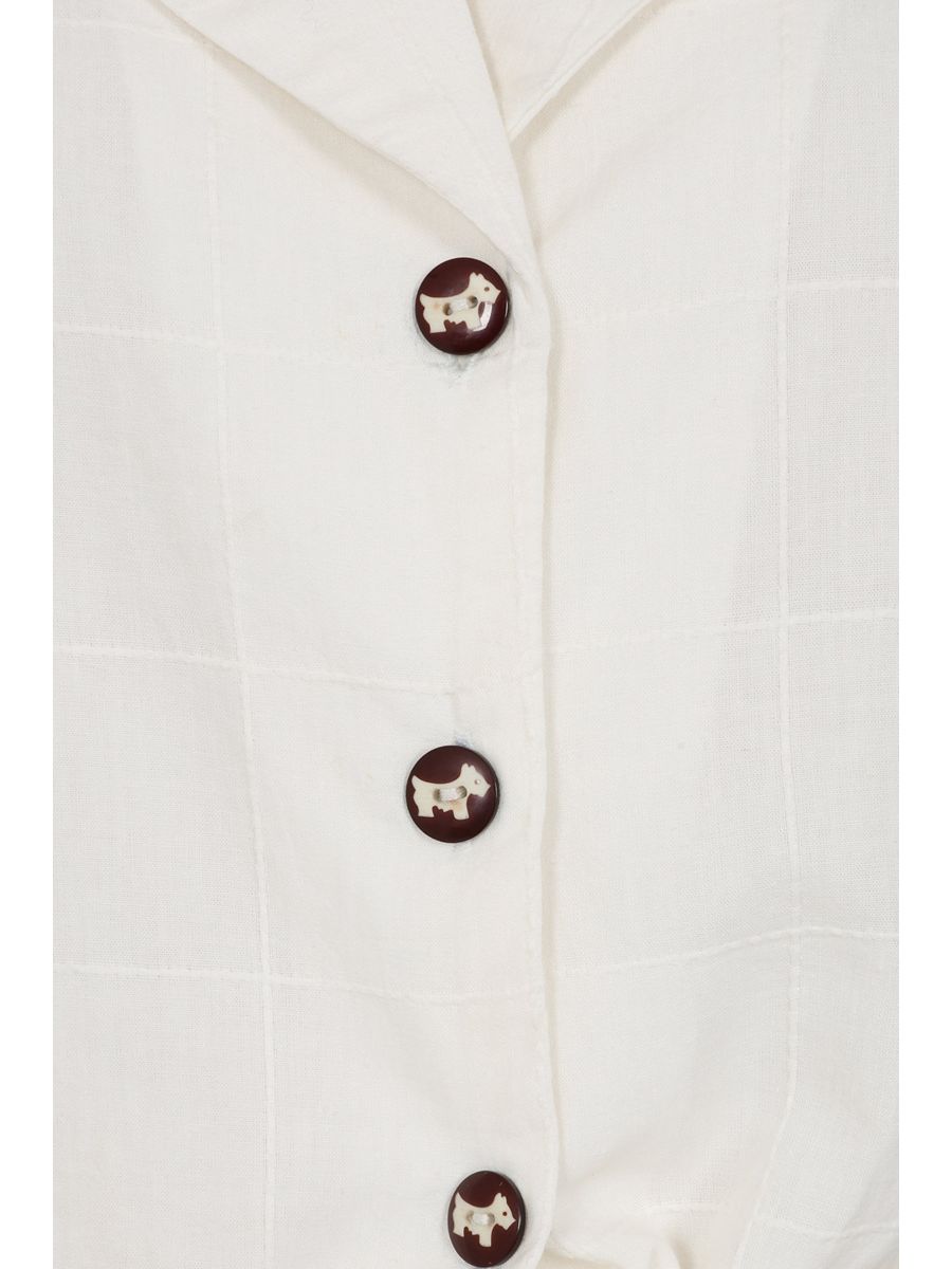 Banned Retro 50s Sandy Blouse-White