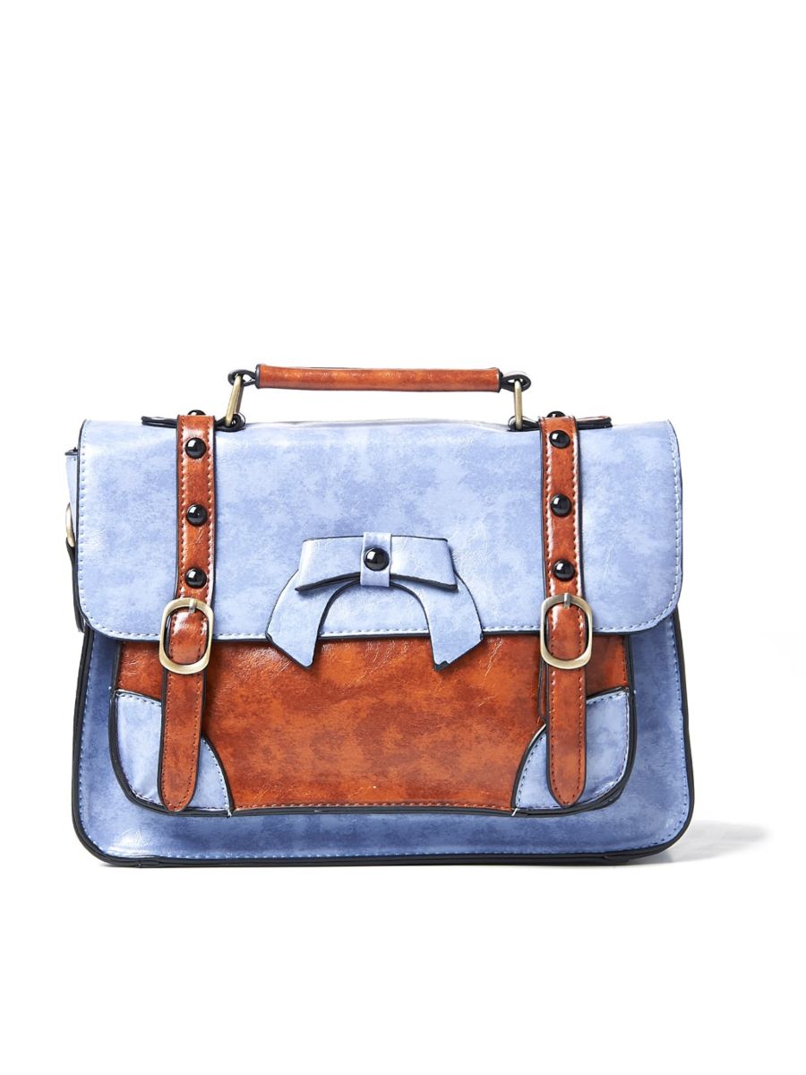 BUCKLE WITH BOW RETRO HANDBAG