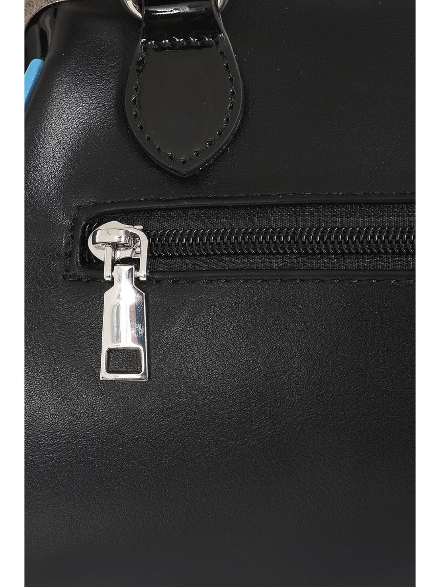 BANNED The Swallows Return Lacquer Handbag | Rockabilly Embroidered Style-Black-One Size