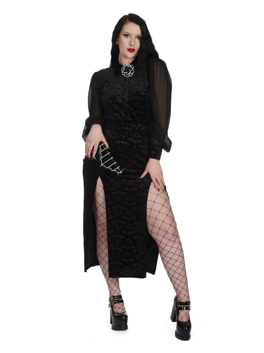 VELVET BAT BLOUSE