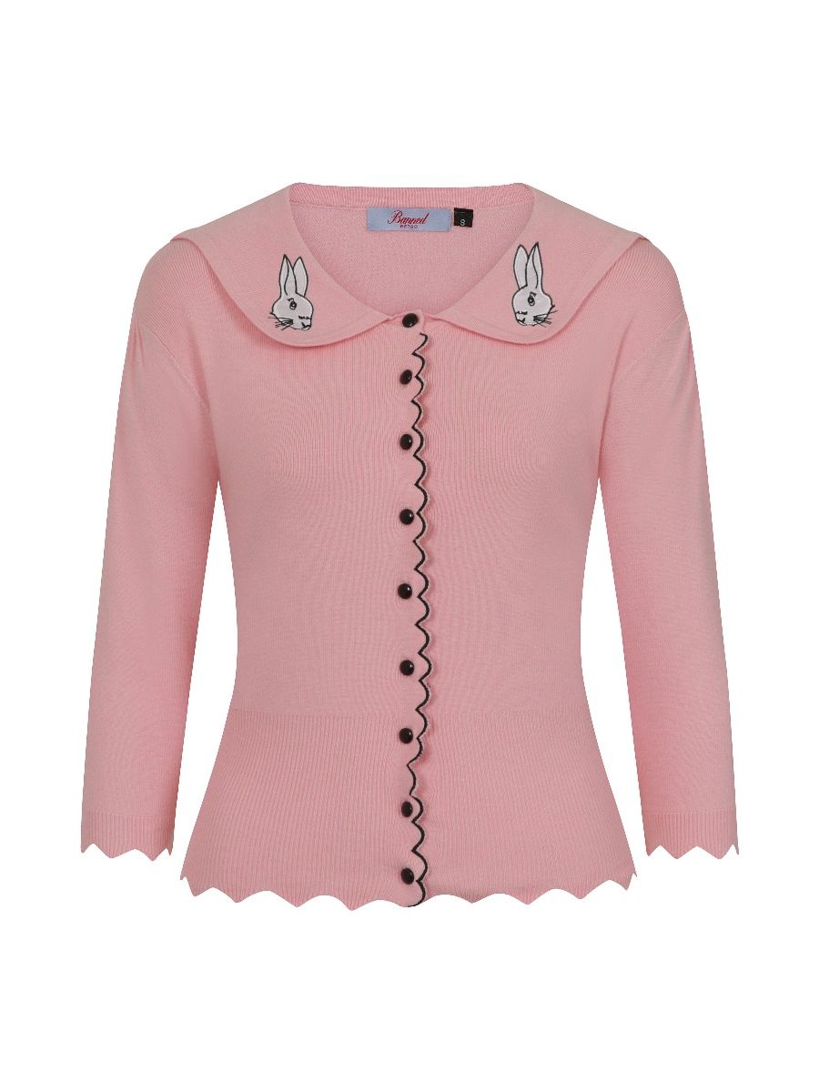 Banned Retro 1950's Bunny Hop Knit Ava Cardigan