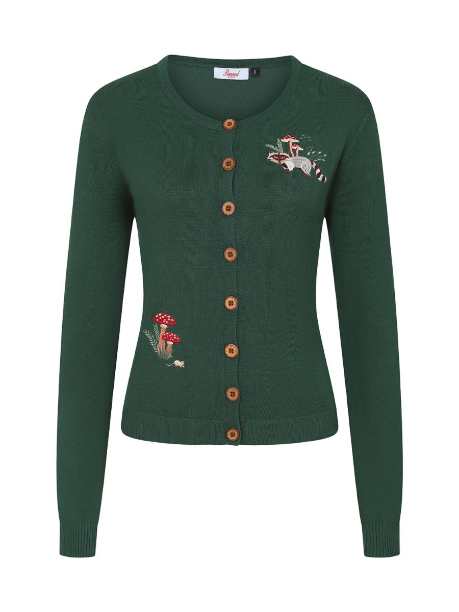 WOODLAND MUSHROOM CARDIGAN 