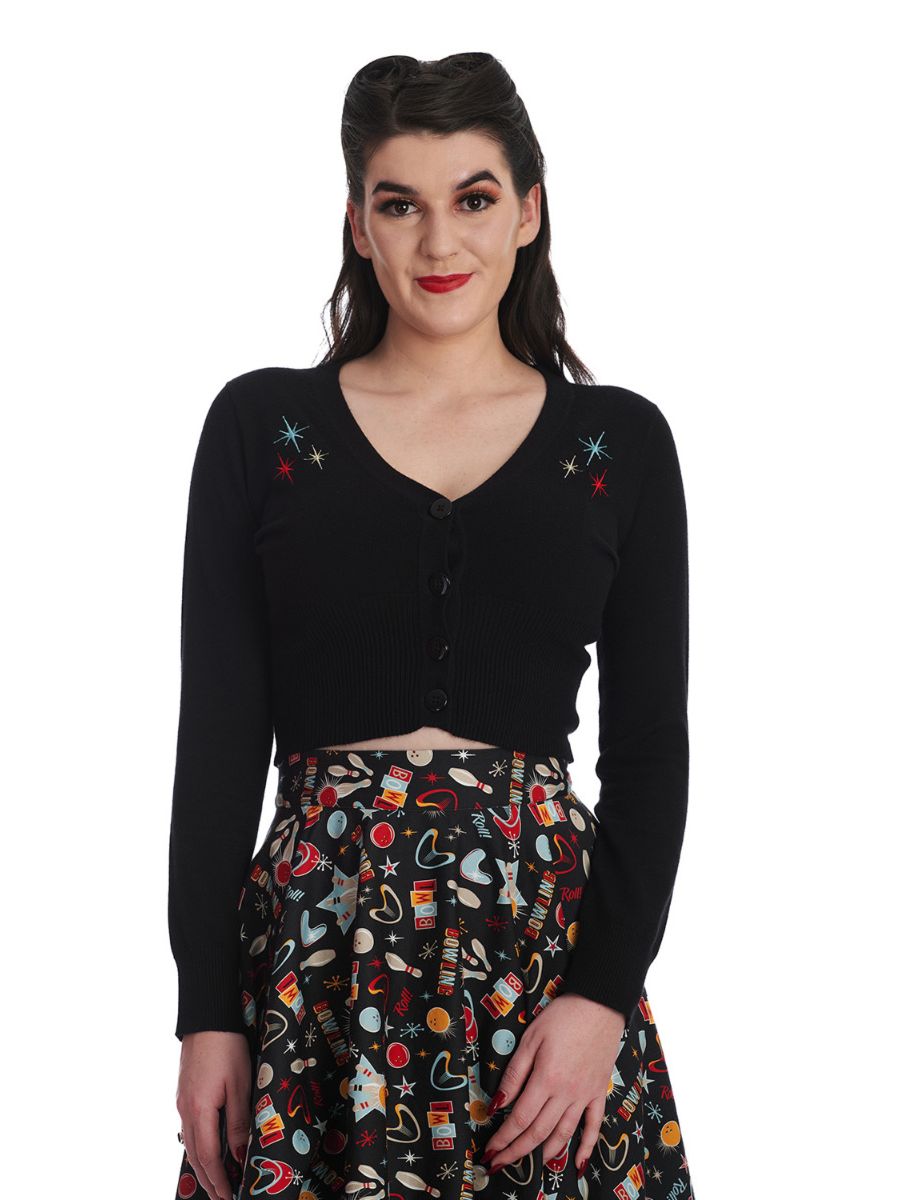 LET'S GO BOWLING CARDIGAN