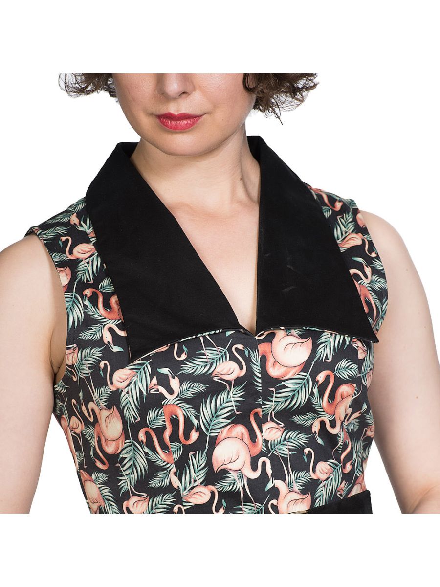 FLAMINGO HONNIE FLARE DRESS
