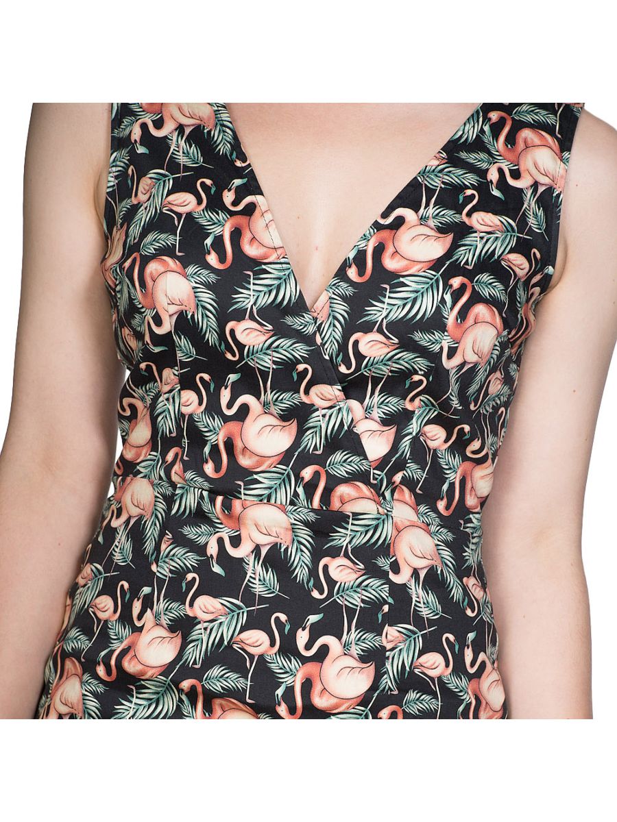 FLAMINGO HONNIE PENCIL DRESS
