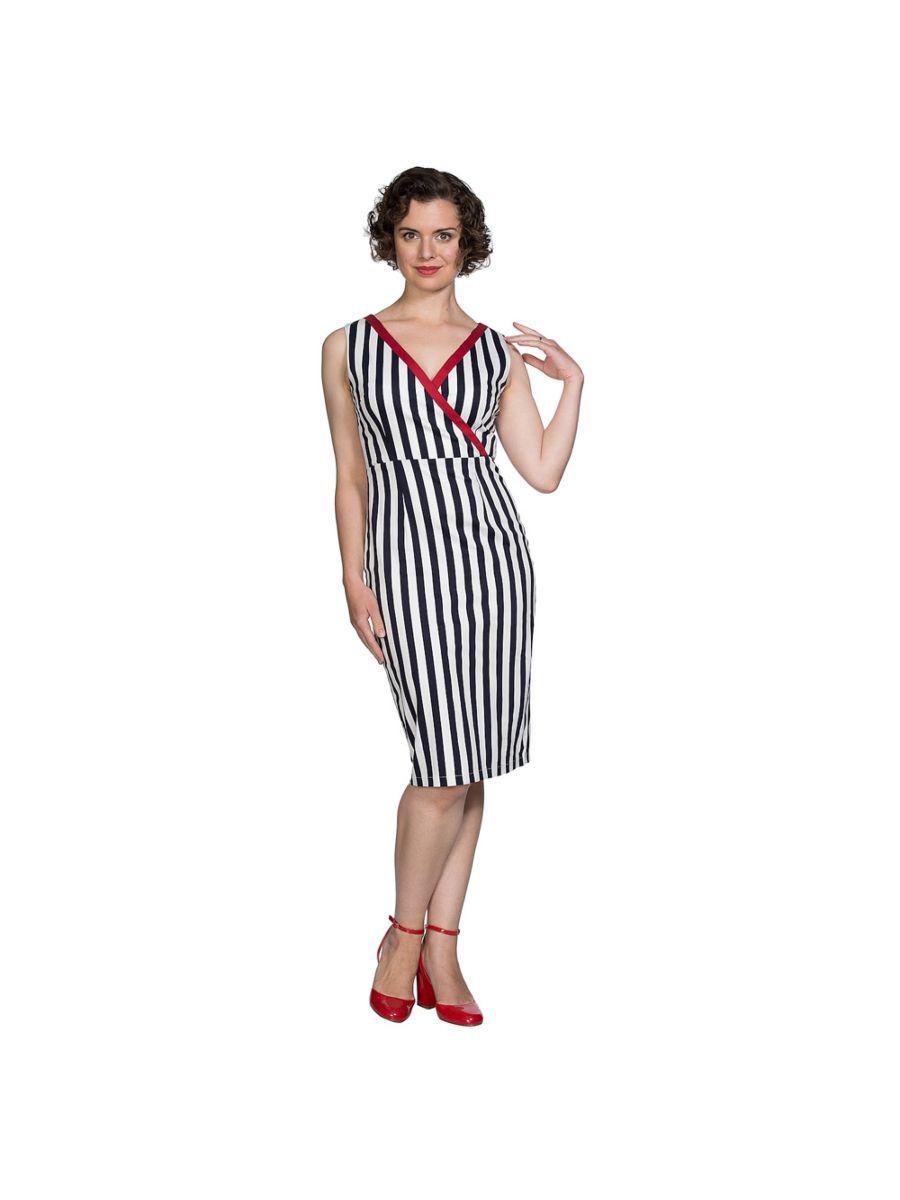 LAND AHOY PENCIL DRESS