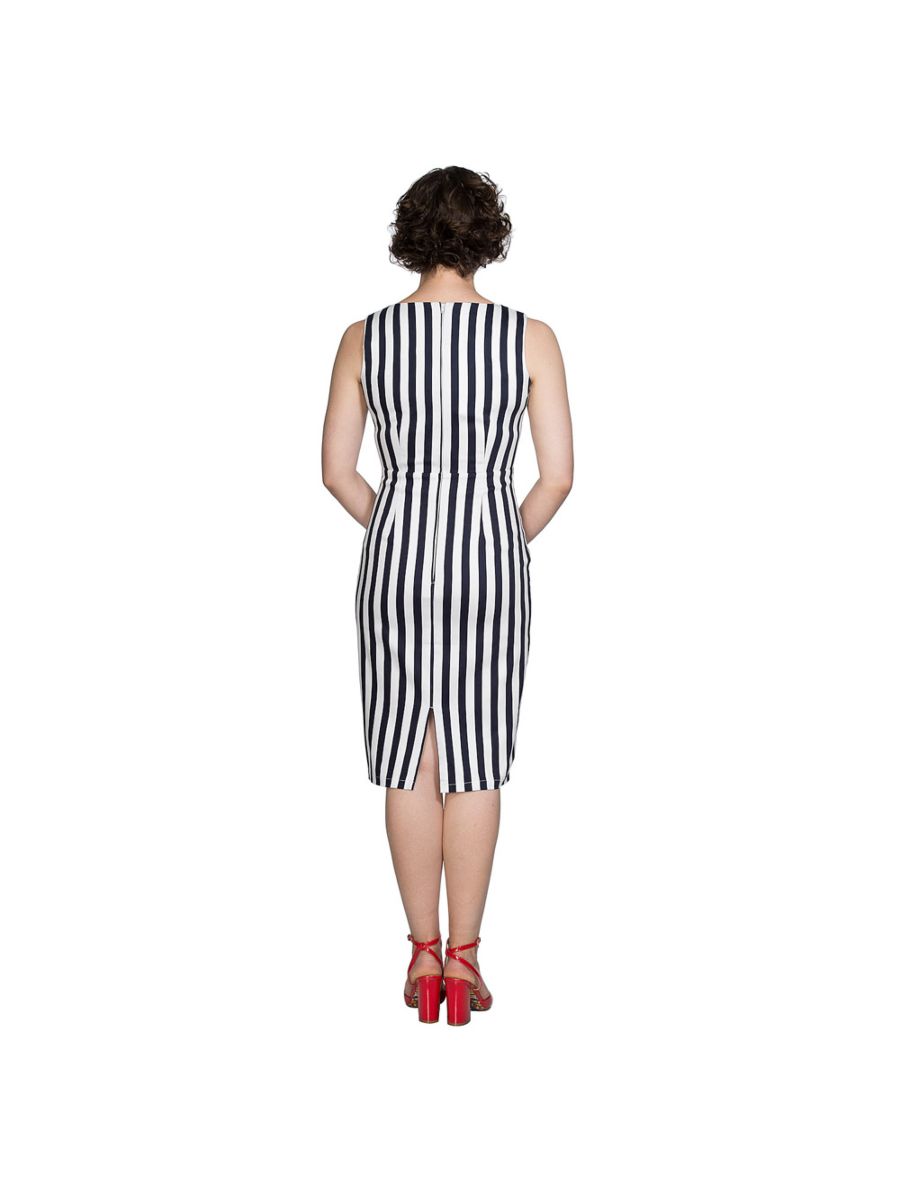 LAND AHOY PENCIL DRESS