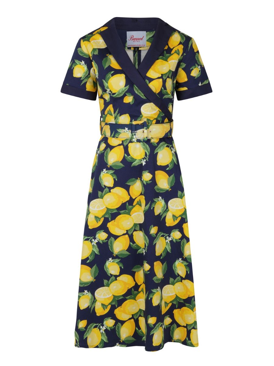LEMON SWING DRESS