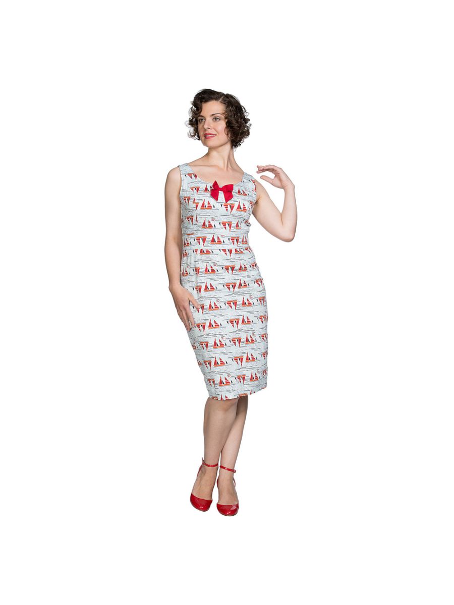 SAIL AWAY PENCIL DRESS