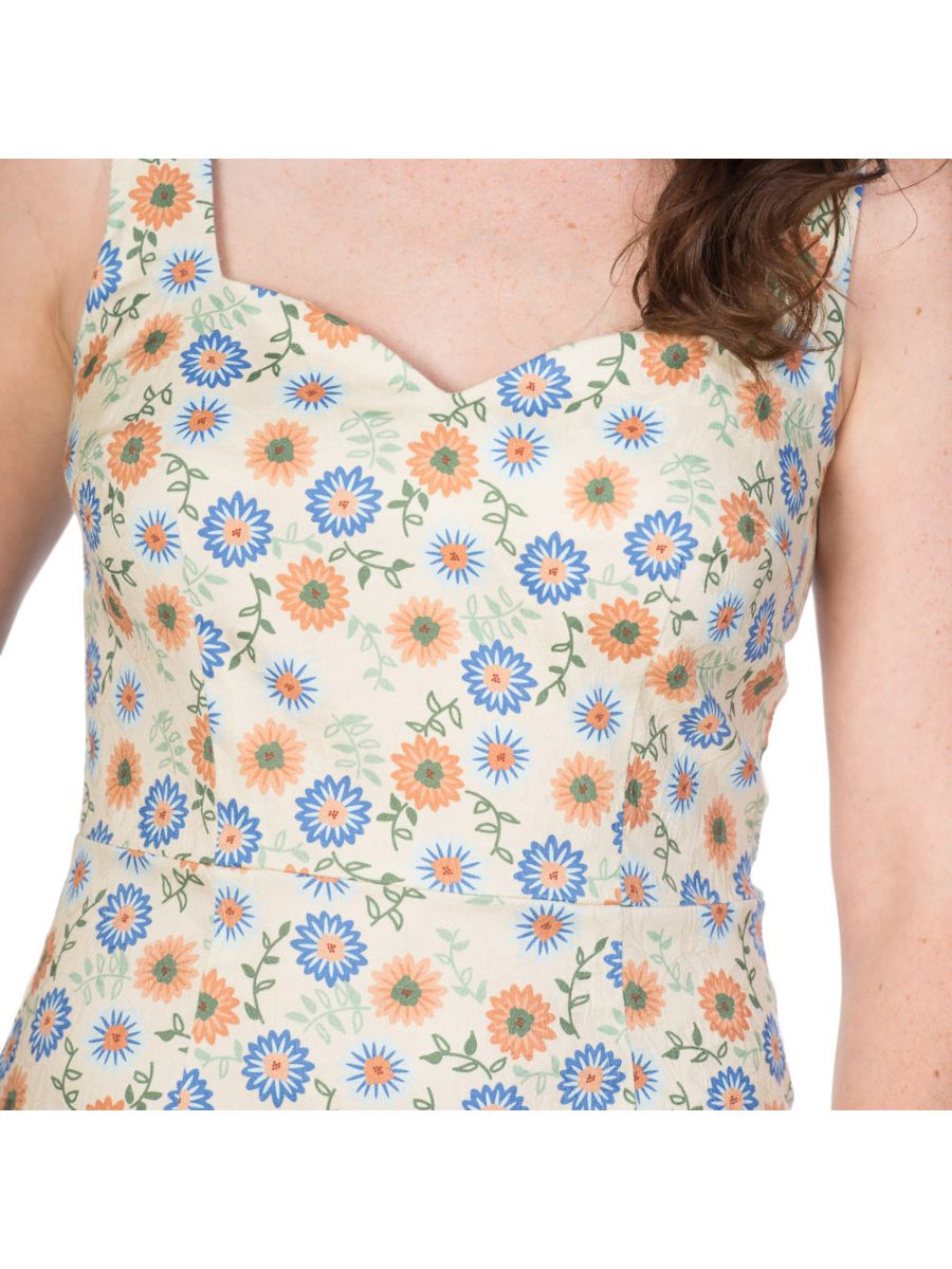 FLOWER POWER PENCIL DRESS