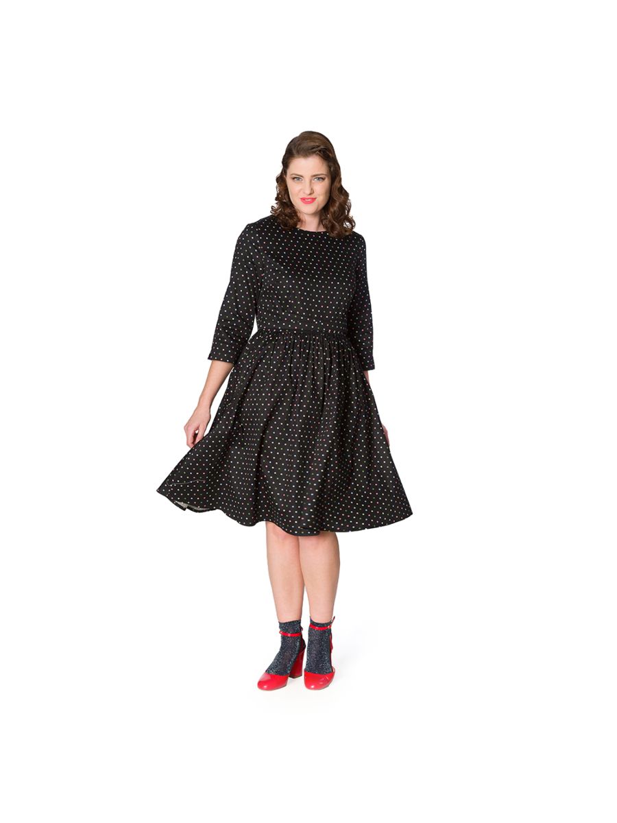 SPOT FLARE DRESS