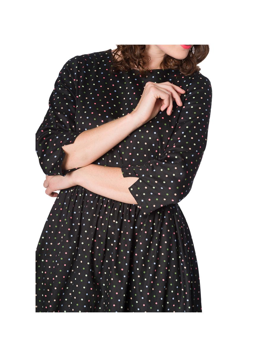 SPOT FLARE DRESS
