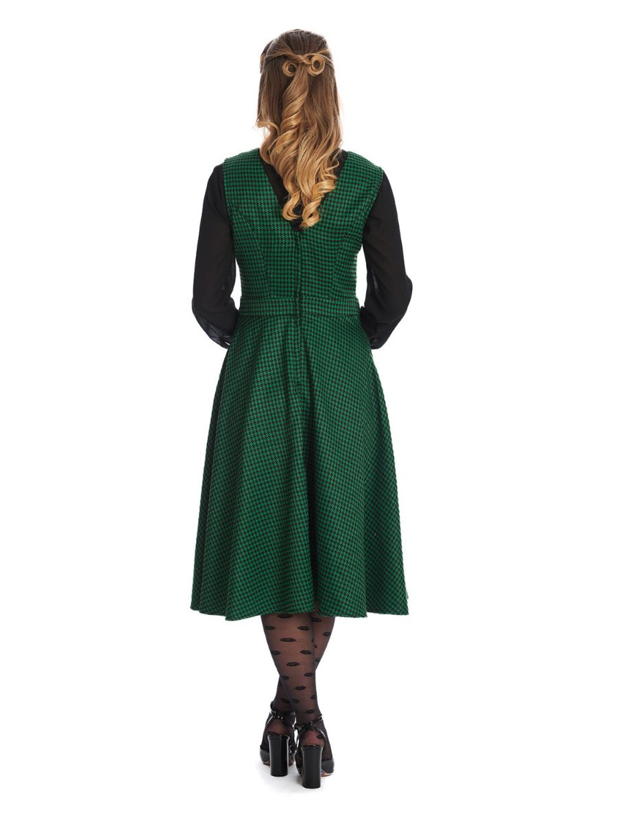 HOUNSTOOTH HAPPY DRESS