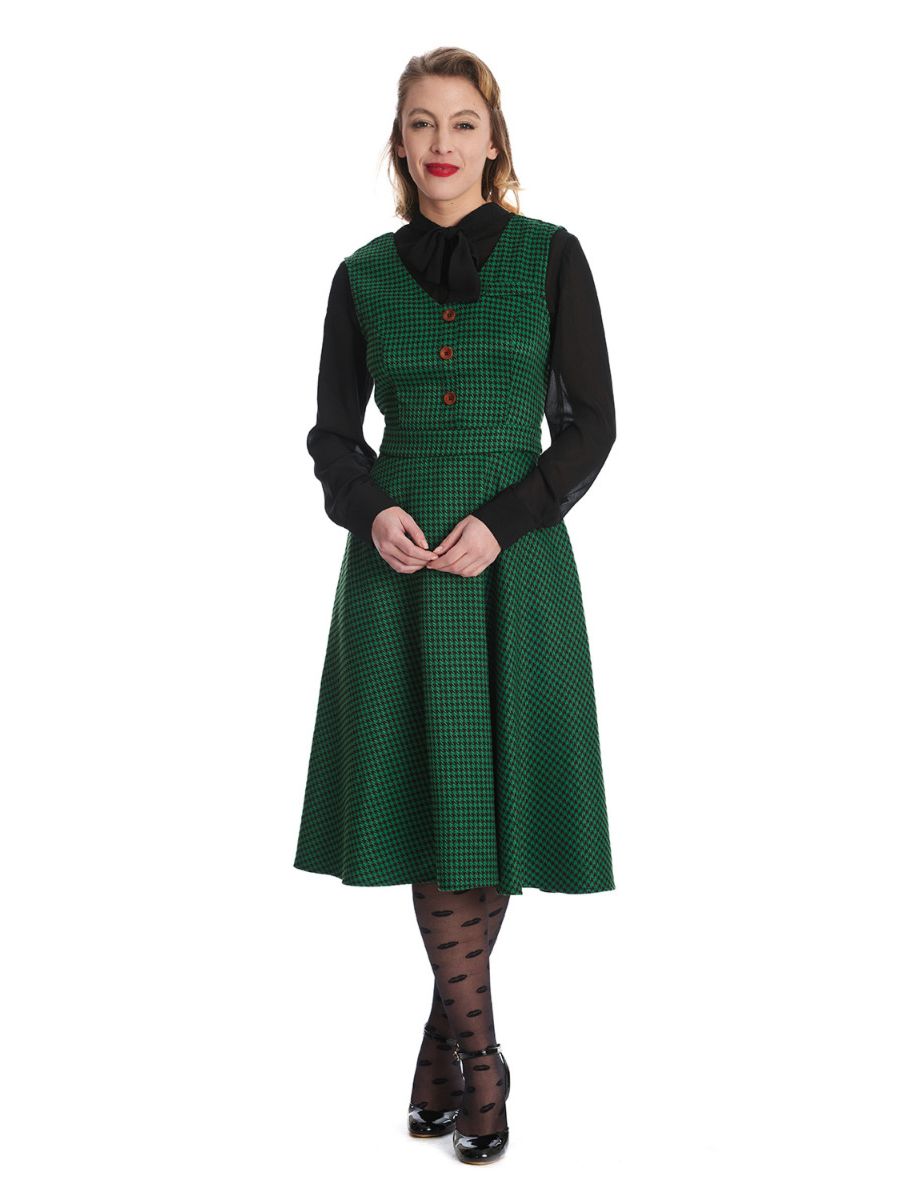 HOUNSTOOTH HAPPY DRESS