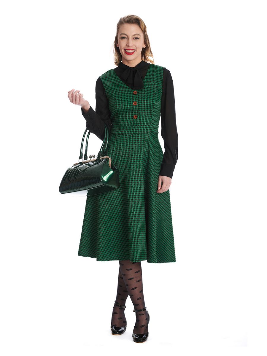 HOUNSTOOTH HAPPY DRESS