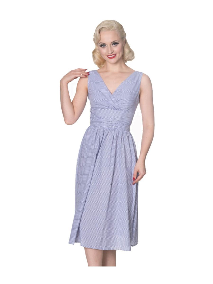 FRONT ROW WRAP DRESS