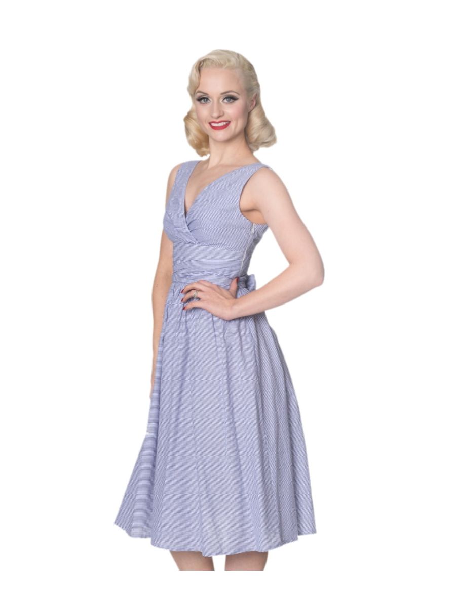 FRONT ROW WRAP DRESS