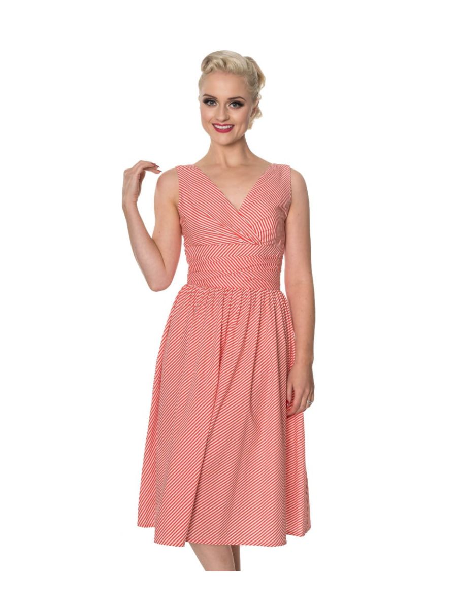 FRONT ROW WRAP DRESS