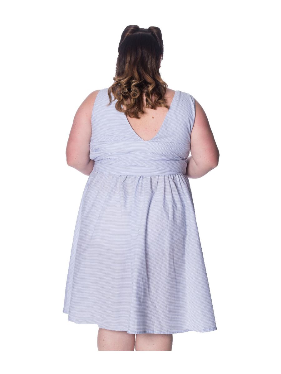 FRONT ROW WRAP DRESS