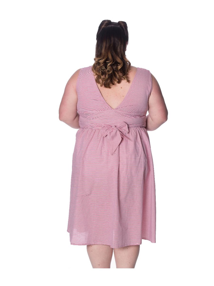 FRONT ROW WRAP DRESS
