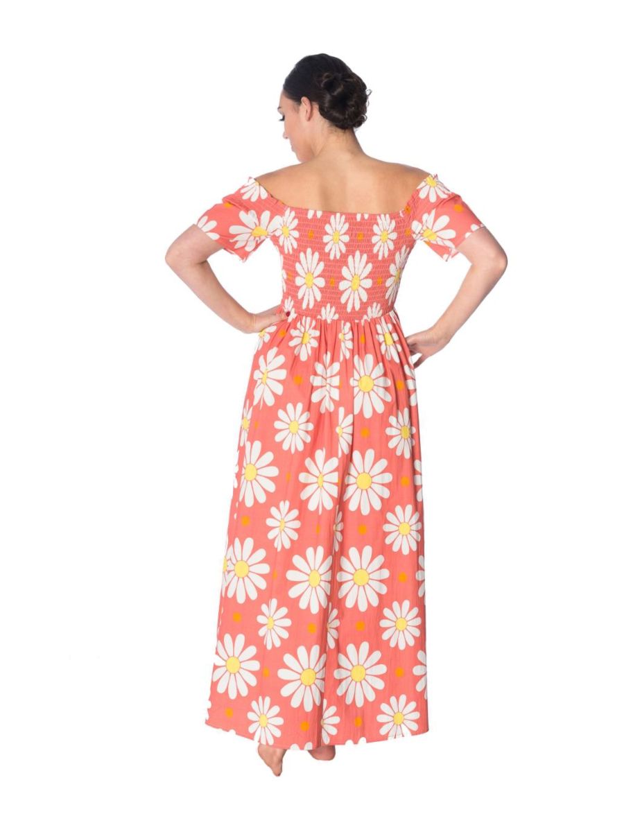 CRAZY DAISY SMOCK DRESS