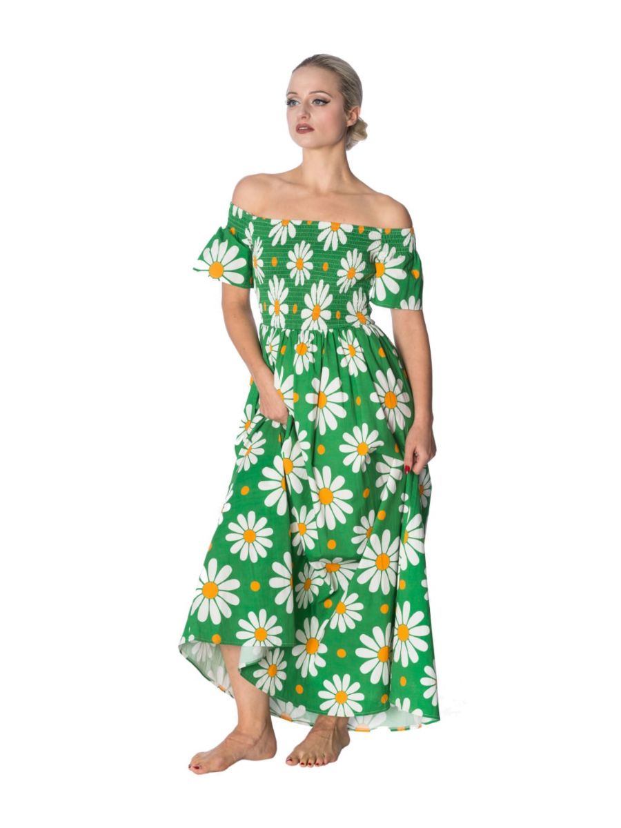 CRAZY DAISY SMOCK DRESS