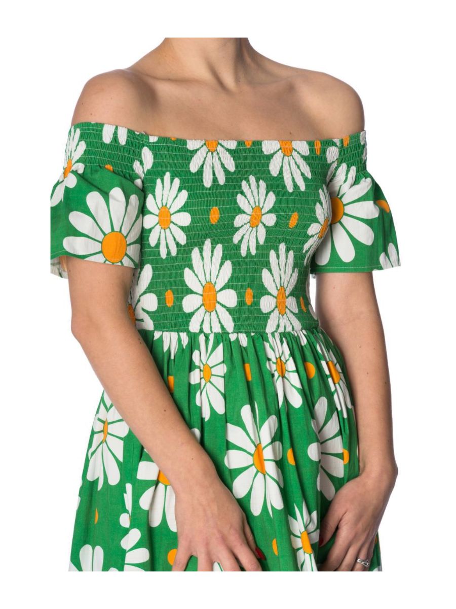 CRAZY DAISY SMOCK DRESS