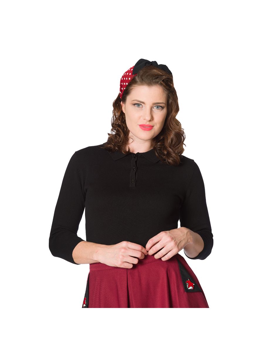 AUDRY BUTTON KNIT TOP