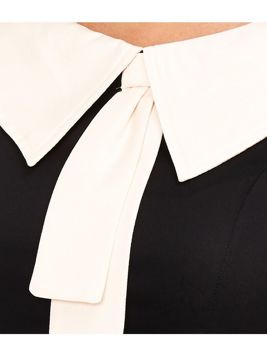 Banned Retro 1940's Retro Style Blouse Black White