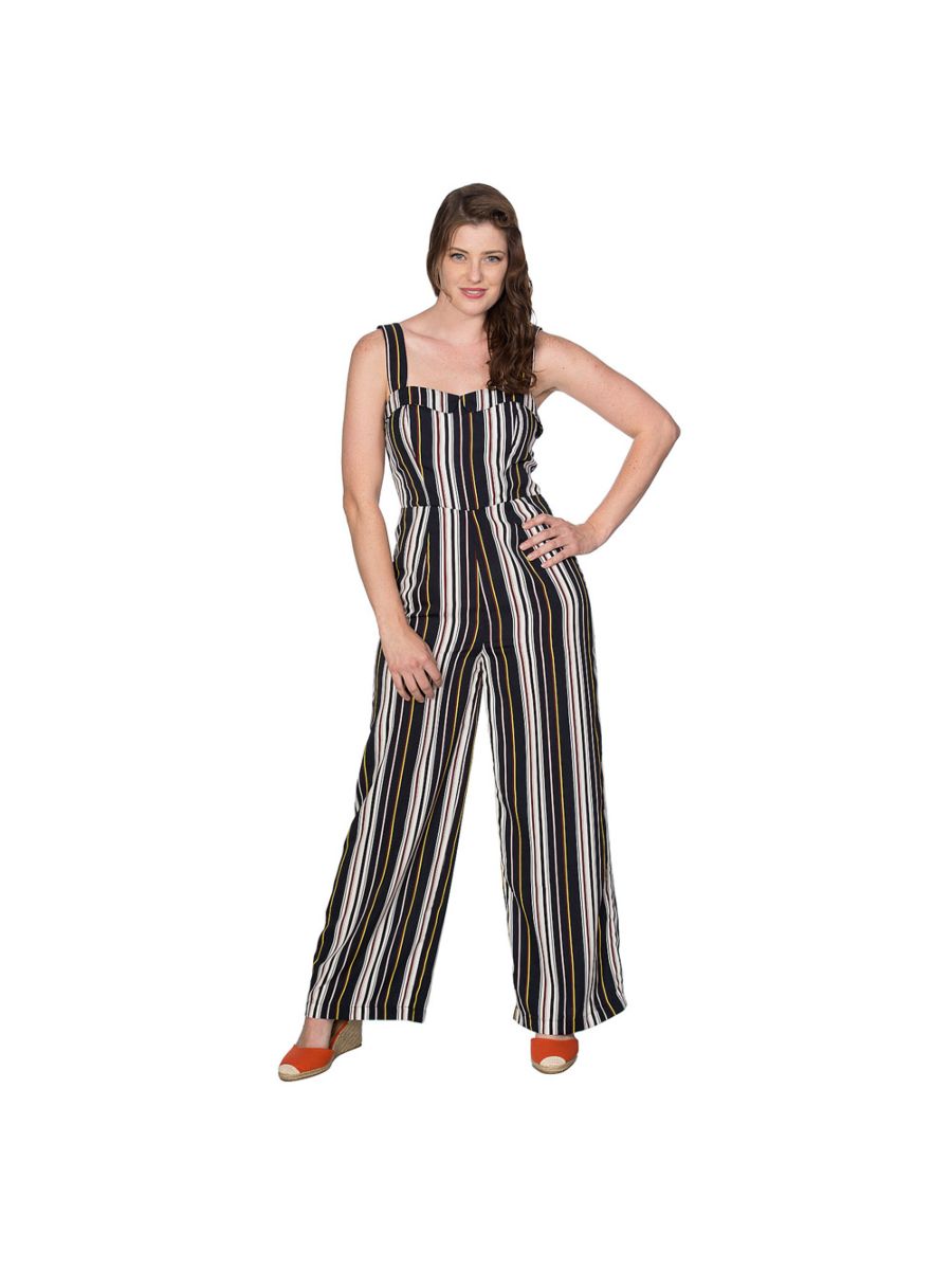 STRIPE PLAYSUIT