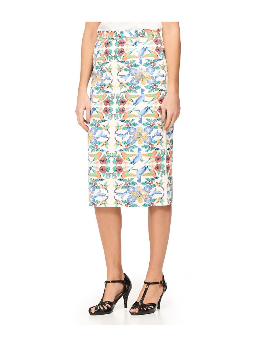MANDALA PENCIL SKIRT