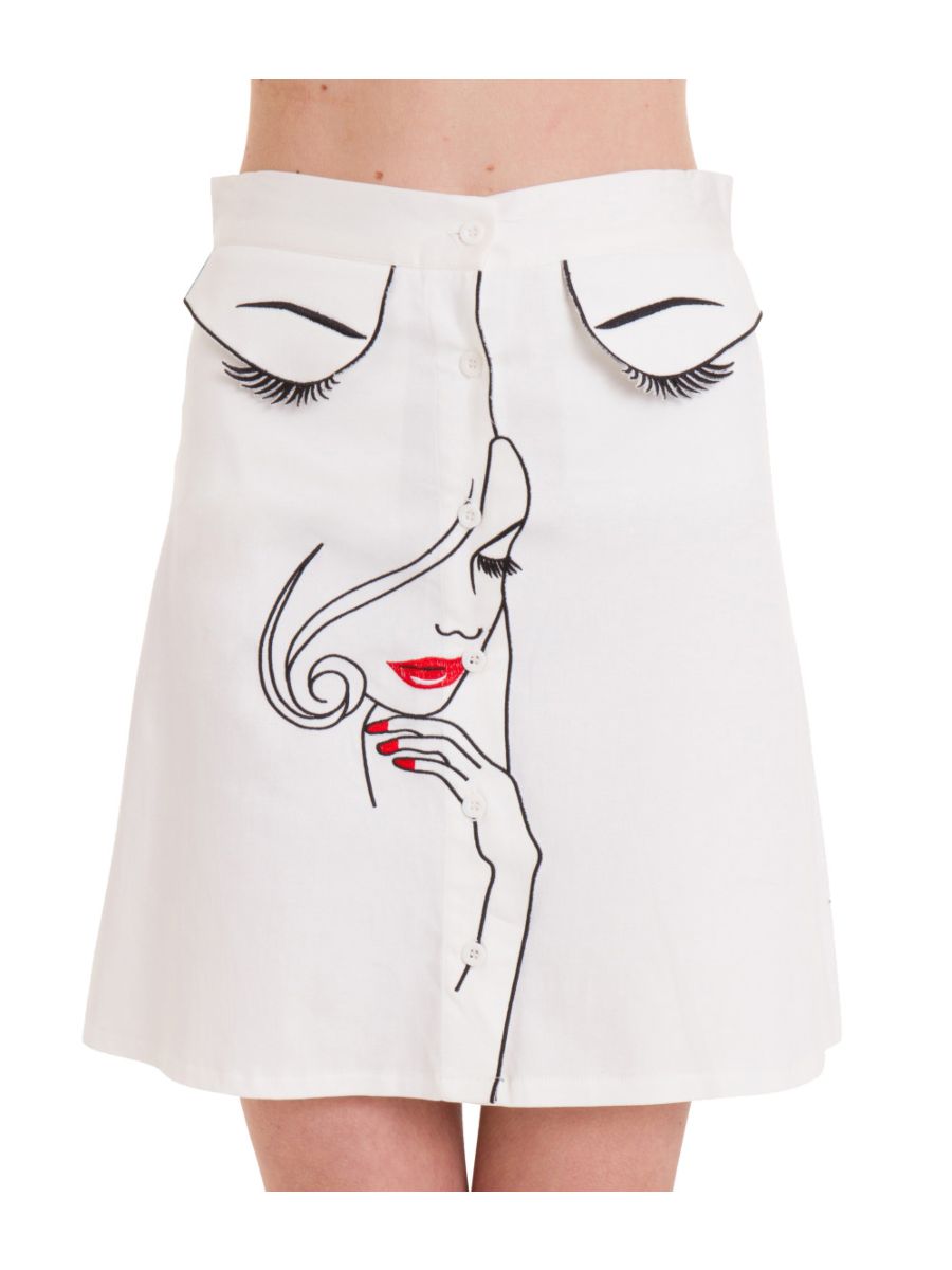 MODEL FACE SKIRT