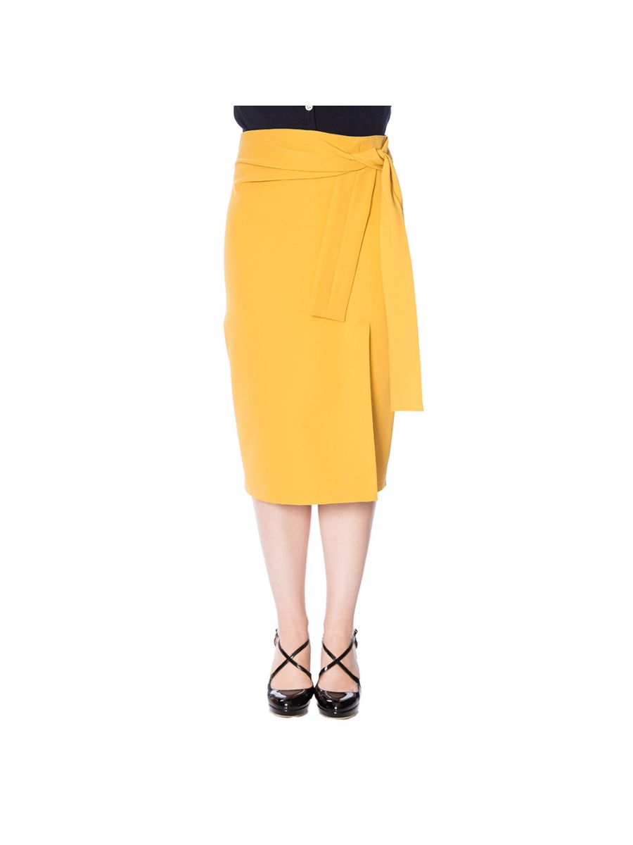 BOW PENCIL SKIRT