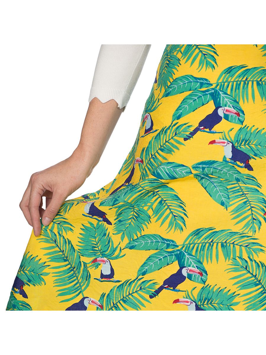 TOUCAN ALL OVER SKIRT