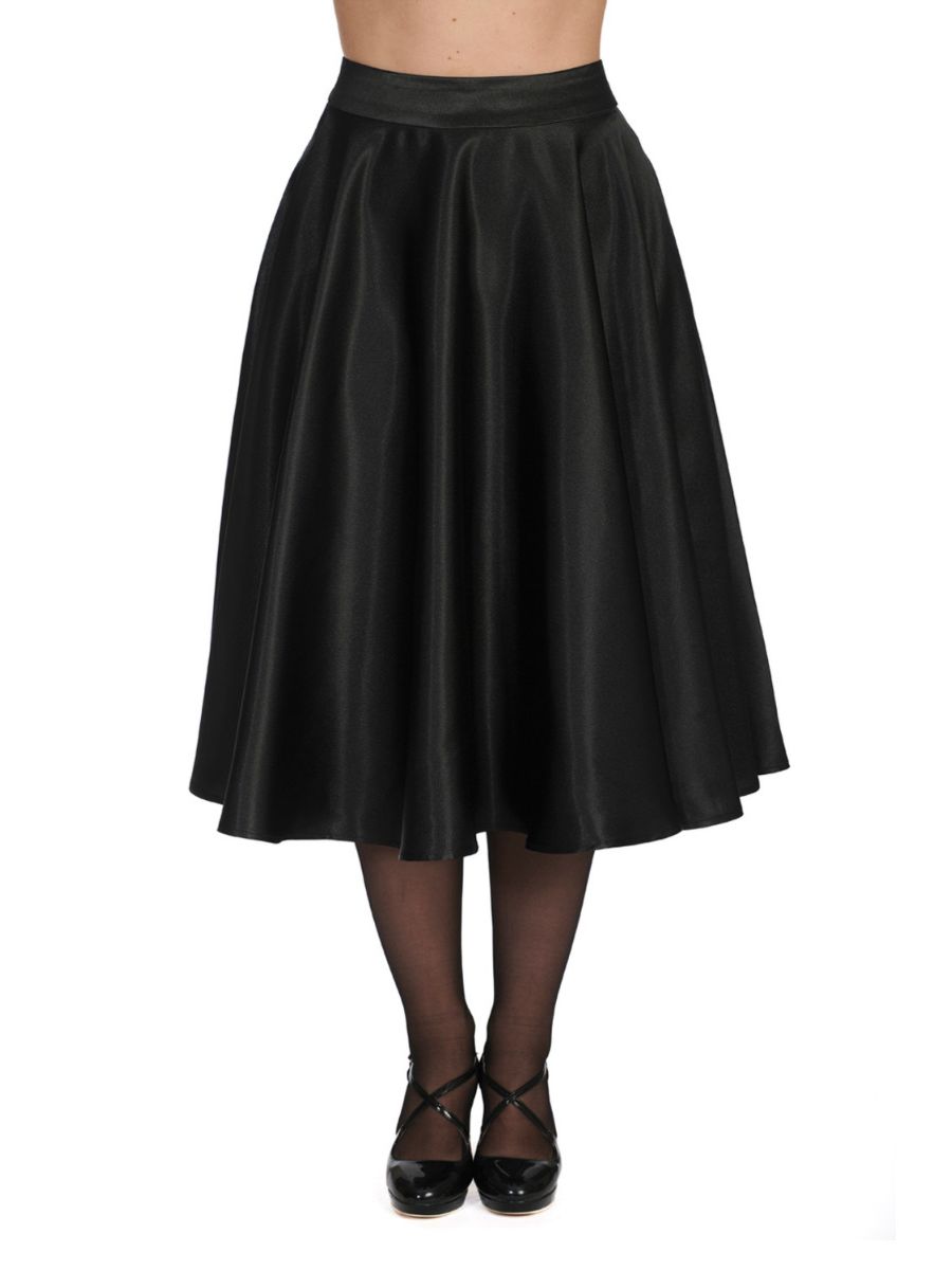 HAZEL SATIN SPARKLE SKIRT