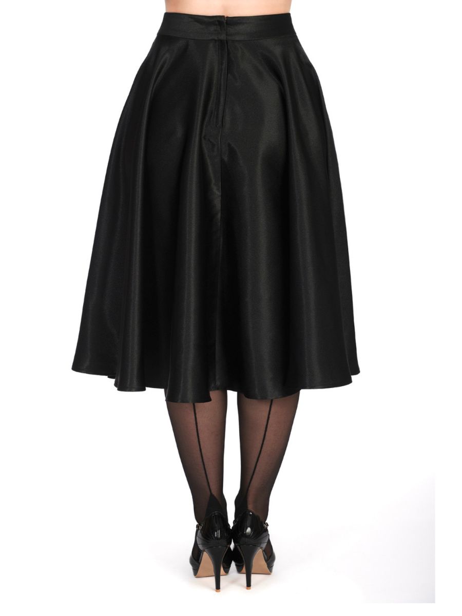 HAZEL SATIN SPARKLE SKIRT