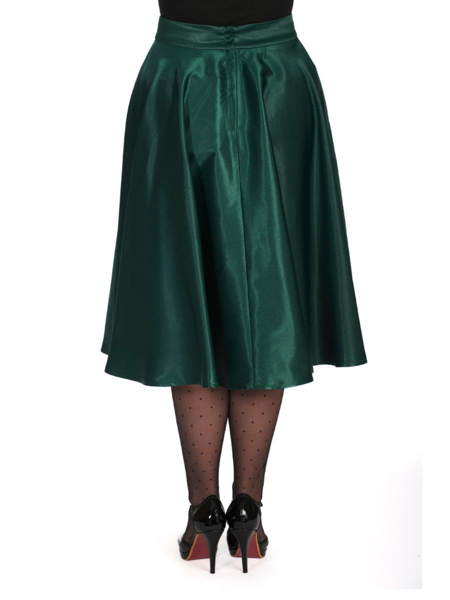 HAZEL SATIN SPARKLE SKIRT