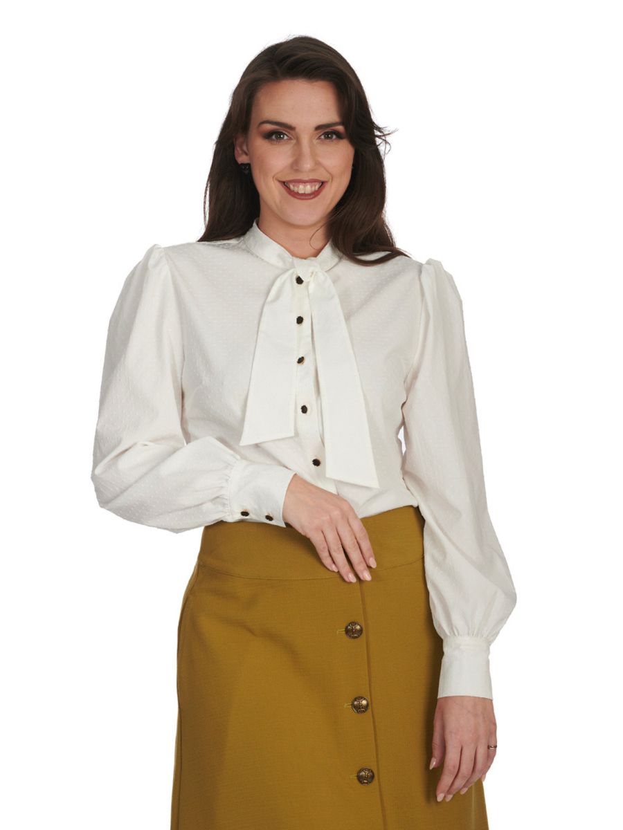 SPOT TEXTURE BLOUSE