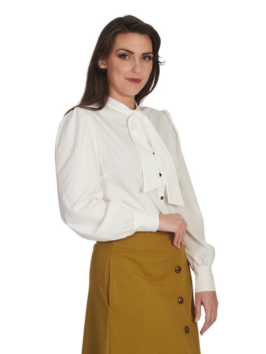 SPOT TEXTURE BLOUSE