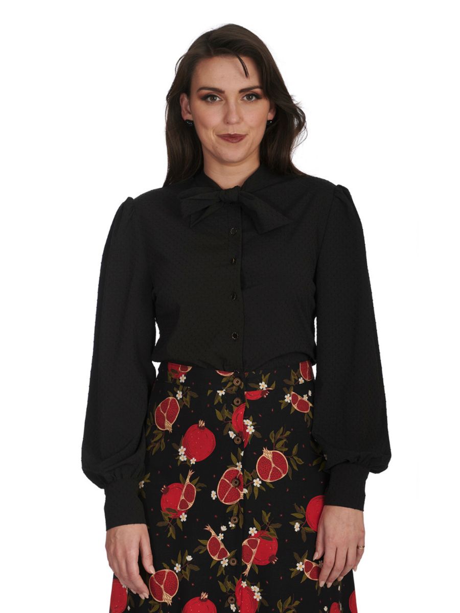 SPOT TEXTURE BLOUSE